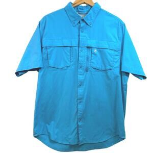 Coleman Blue Short Sleeve Button Down Men’s XL
